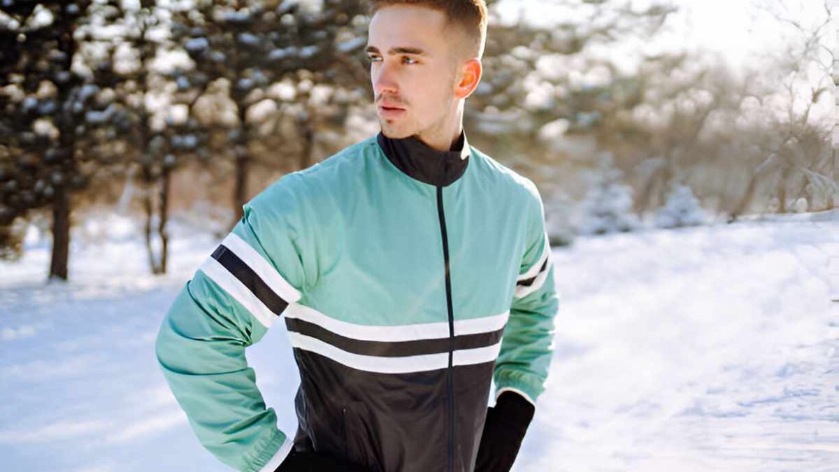 The Spark Shop Men Winter Jacket Sportswear Gym Fitness