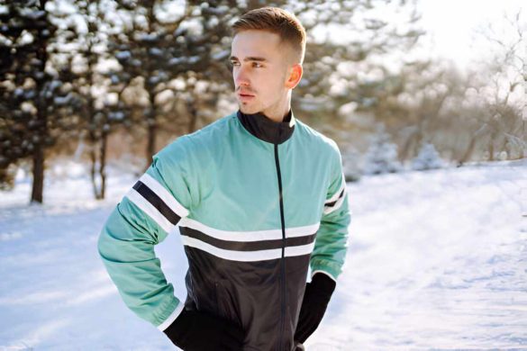 The Spark Shop Men Winter Jacket Sportswear Gym Fitness