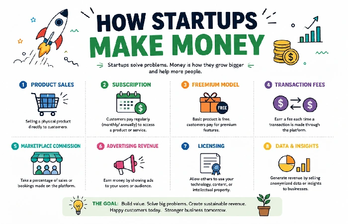 Startups Make Money